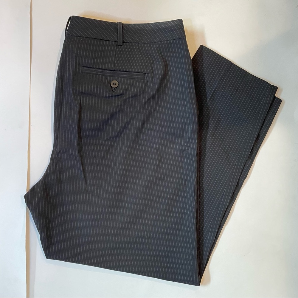 Black Striped Liz Claiborne Business Pants